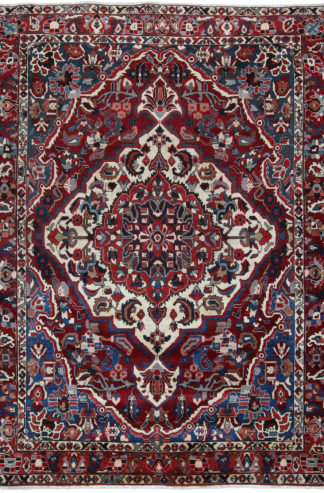 Persian Bakhtiari 7x10 Red Blue Area Rug