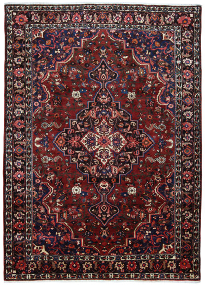 Persian Bakhtiari 7x10 Red Blue Wool Area Rug
